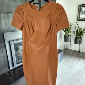 Calvin Klein Women's Brown Midi Dress